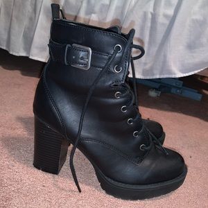 Madden Girl Combat Booties